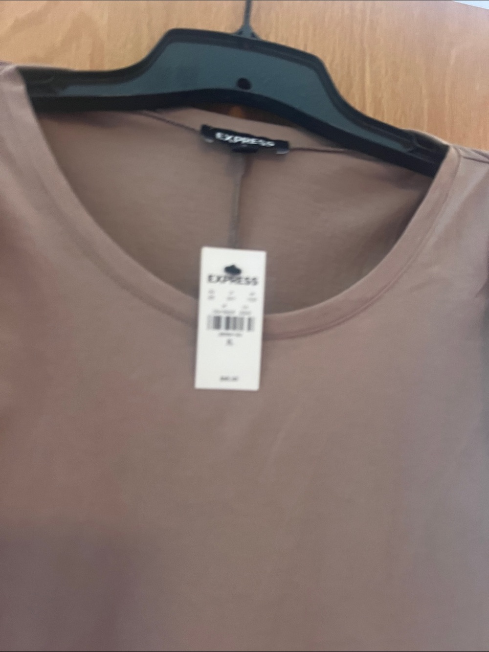 Express Women's Shoulder-Padded Tank Top - Taupe Brown - Picture 2 of 2
